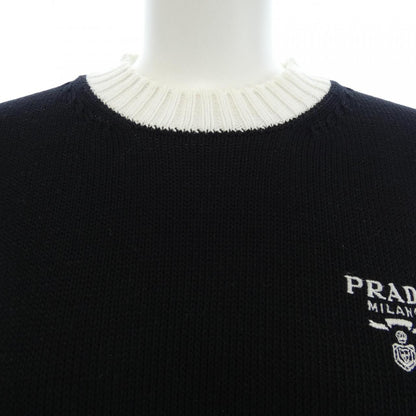 Prada Cotton Crew Neck Sweater Knit — view 5