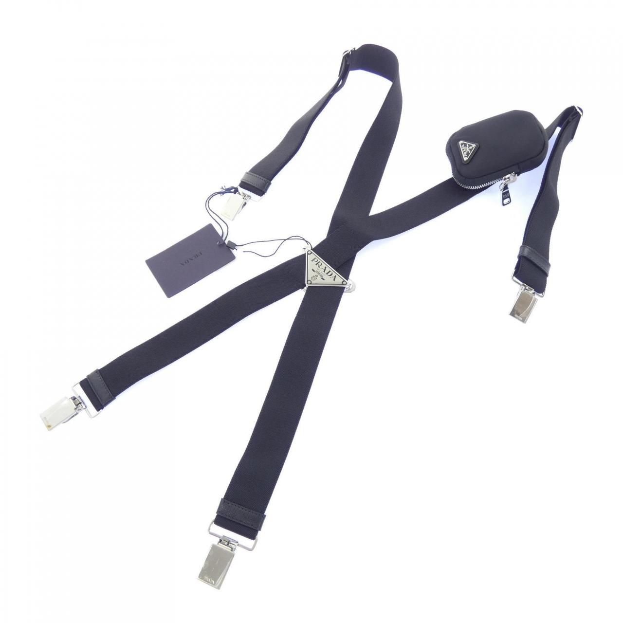 Prada Suspenders Black