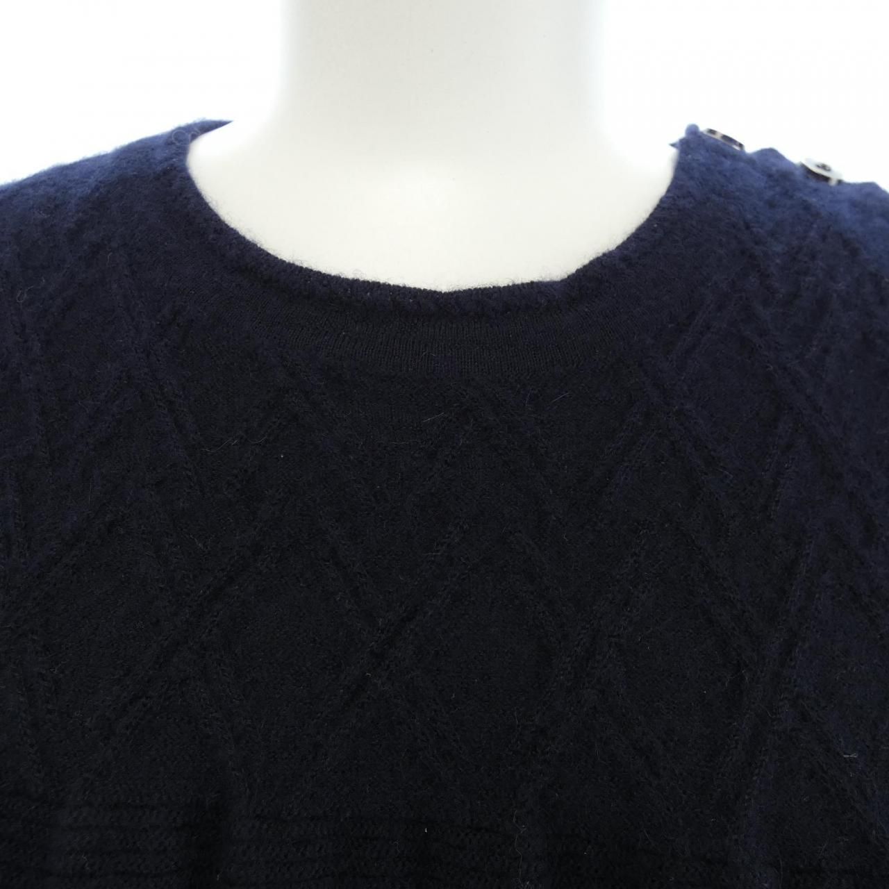 Chanel Knit Sweater Navy — view 5