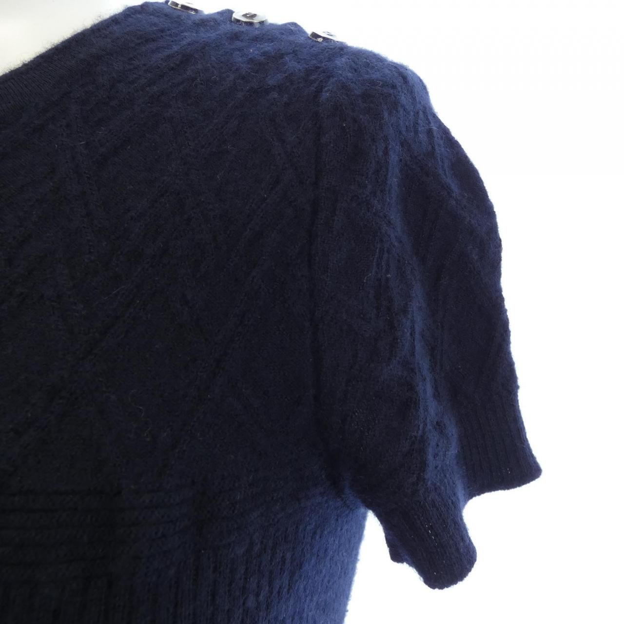 Chanel Knit Sweater Navy — view 6
