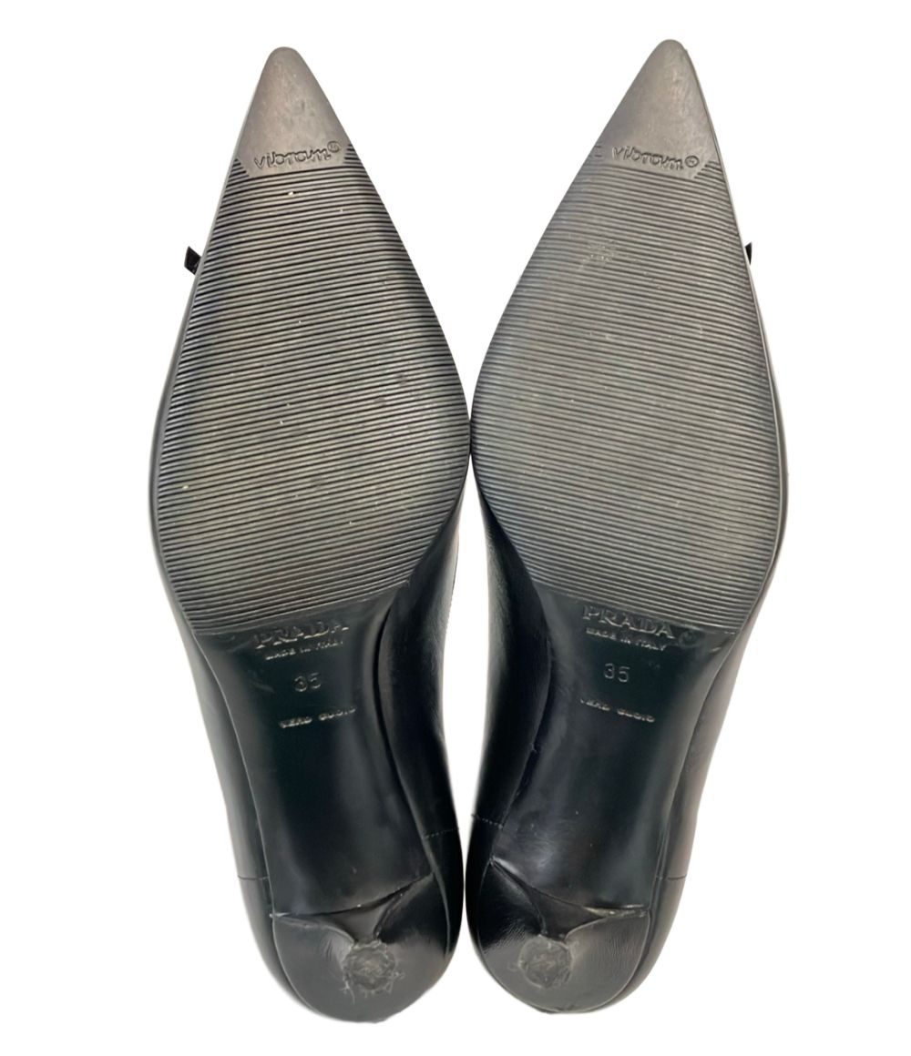 Prada Pointed Toe Pumps Heel 35 — view 5