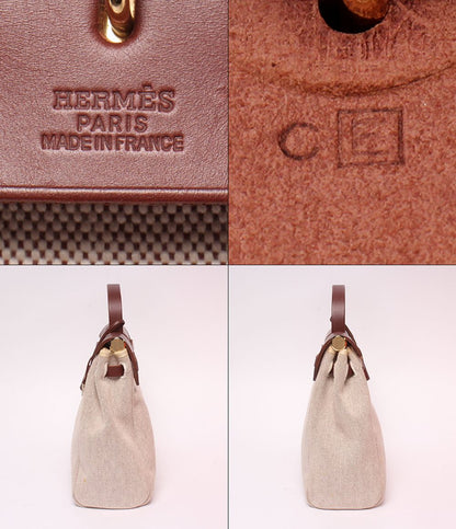 Hermes 2-Way Shoulder Bag Gold Herbag PM — view 4