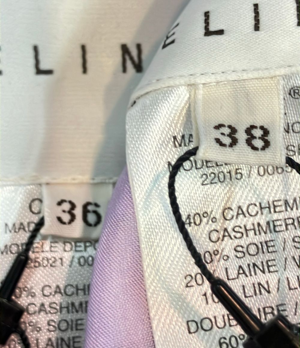 Celine Set Skirt Suit Lavender 36 — view 5