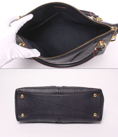 Louis Vuitton 2-Way Tote Shoulder Bag Crossbody MM Monogram Empreinte — view 3