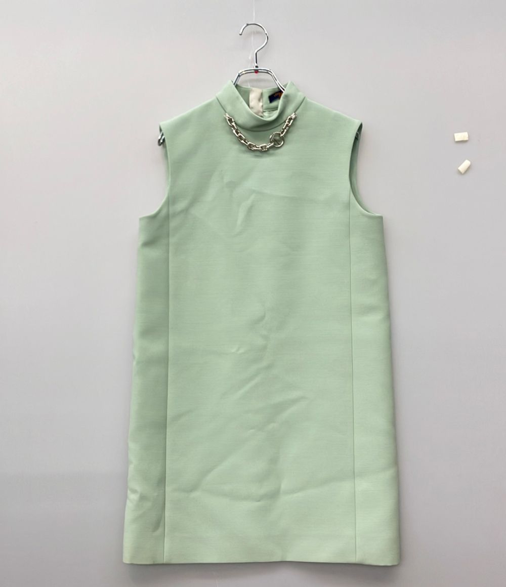 Louis Vuitton Sleeveless Mock Neck Dress 34 — view 9