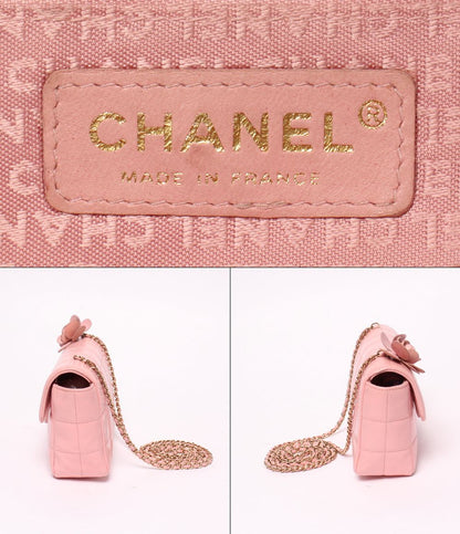 Chanel Chain Shoulder Bag Crossbody Gold Chocolate — view 4