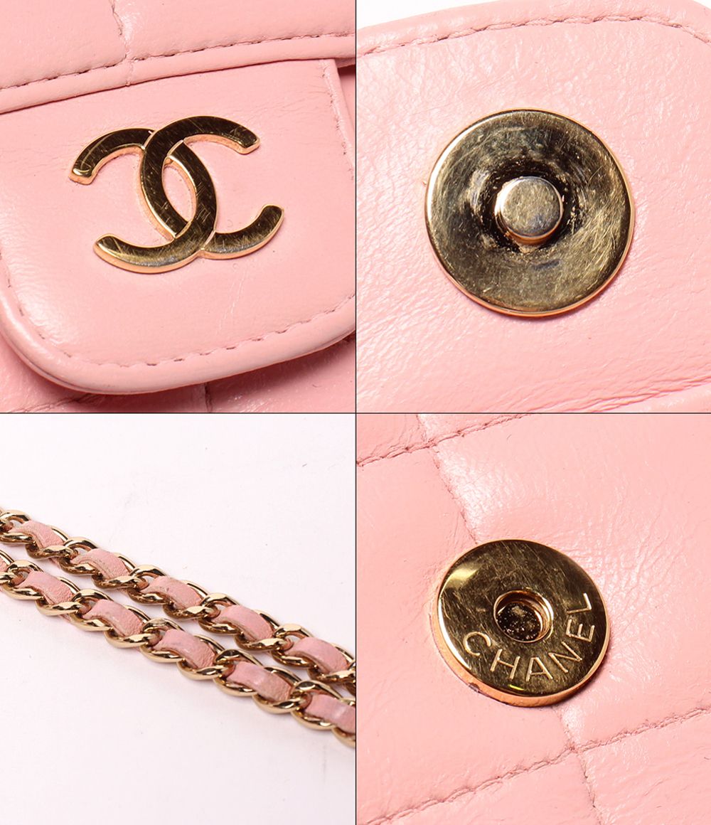Chanel Chain Shoulder Bag Crossbody Gold Chocolate — view 6