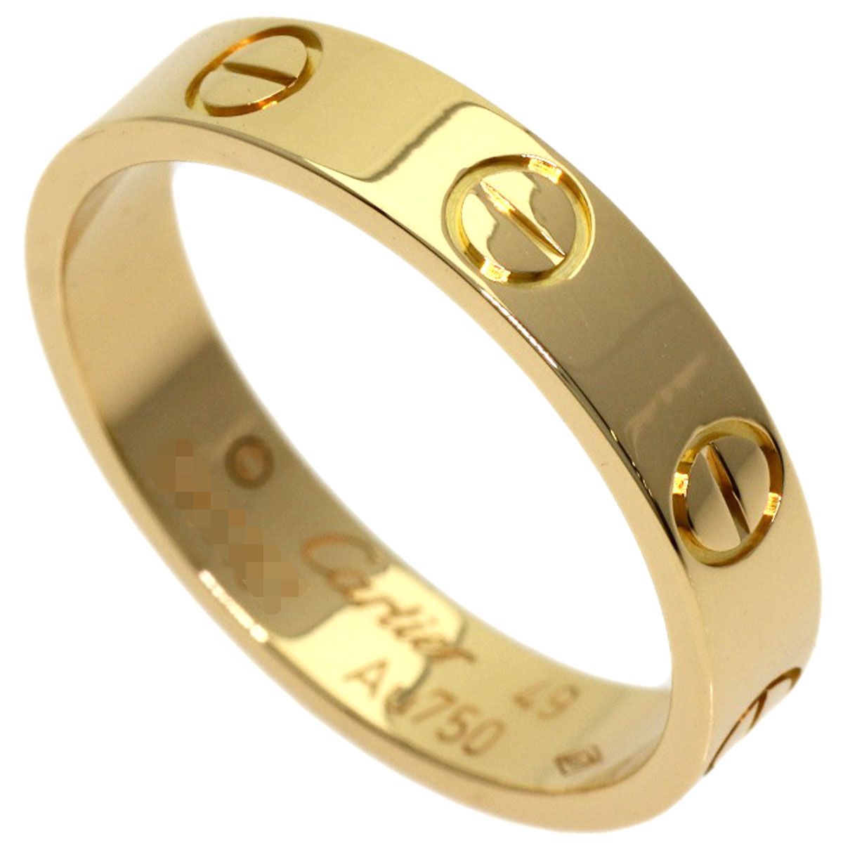 Cartier Mini Love Ring 49 18K Yellow Gold