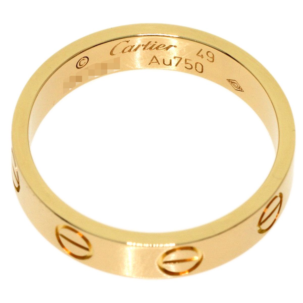 Cartier Mini Love Ring 49 18K Yellow Gold — view 4