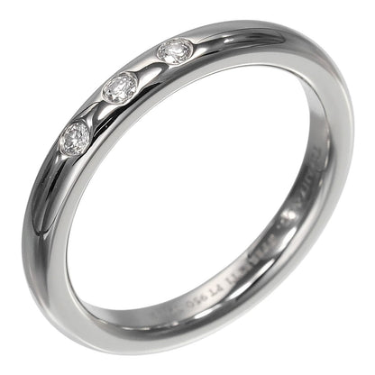 Tiffany & Co Stacking Band Platinum Diamond Ring
