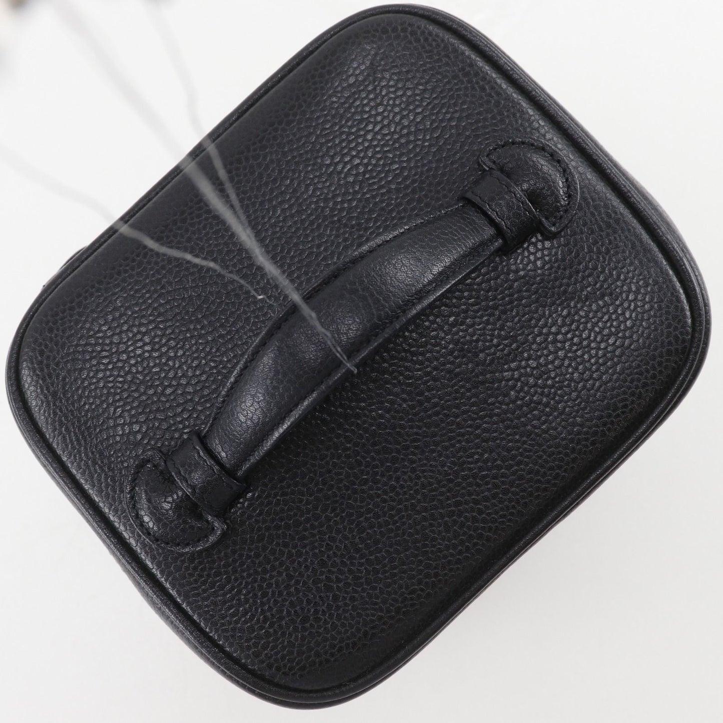 Chanel CC Logo Caviar Leather Black Vanity — view 5
