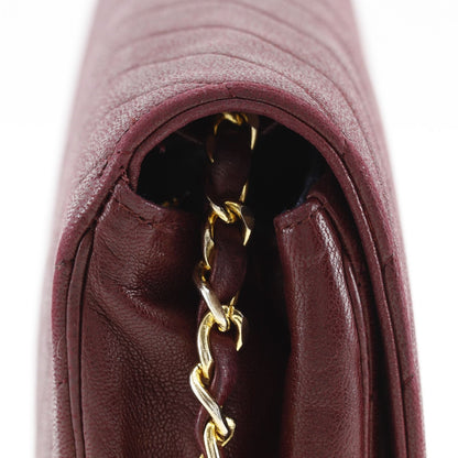Chanel Blanc Chain Shoulder Vintage Calf Bordeaux — view 8