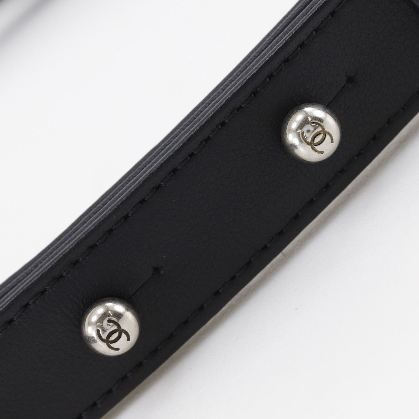 Chanel Boy 25 Chain Shoulder Calf Black — view 8