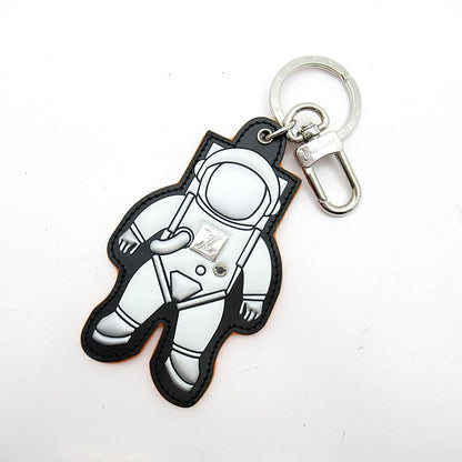 Louis Vuitton Porte Cles Mascot Spaceman Silver Orange Black