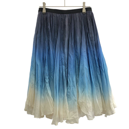 Celine Gradient Skirt 2 White Blue 36