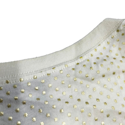 Gucci Logo Star Dot Print T-Shirt Ivory XS — view 6