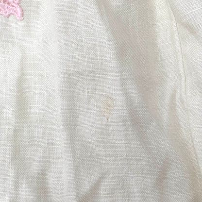 Gucci Lace Kaftan Midi Dress Ivory Pink 40 — view 6