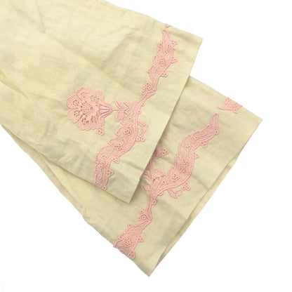 Gucci Lace Kaftan Midi Dress Ivory Pink 40 — view 5