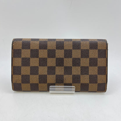 Louis Vuitton Damier Portefeuille Trezor International Brown Wallet — view 2