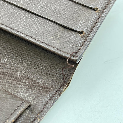 Louis Vuitton Damier Portefeuille Trezor International Brown Wallet — view 9