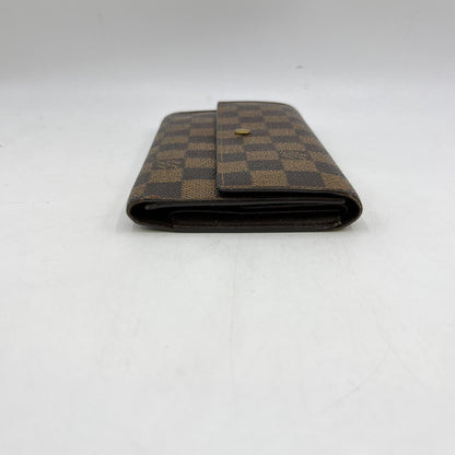 Louis Vuitton Damier Portefeuille Trezor International Brown Wallet — view 3