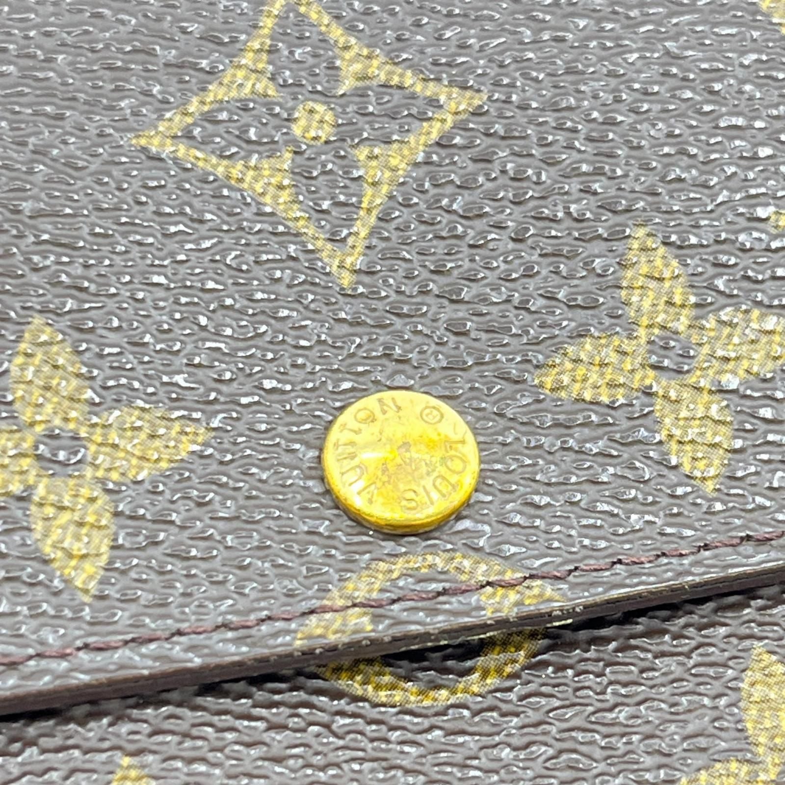 Louis Vuitton Monogram Portefeuille Sarah Wallet Brown — view 4
