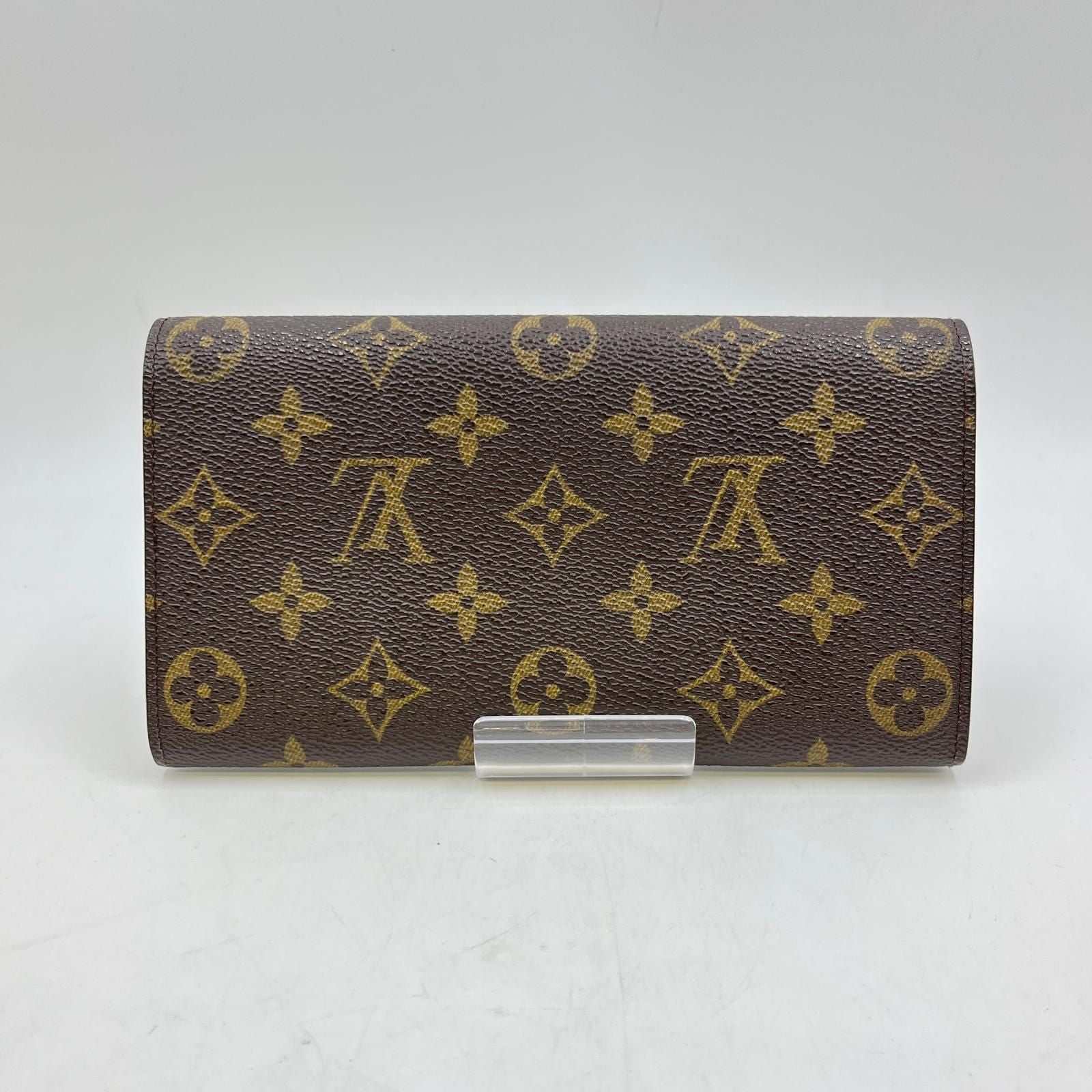 Louis Vuitton Monogram Portefeuille Sarah Wallet Brown — view 2