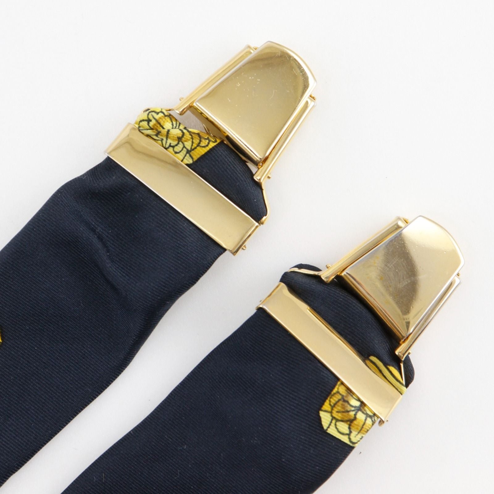 Hermes Silk Black Braces — view 6