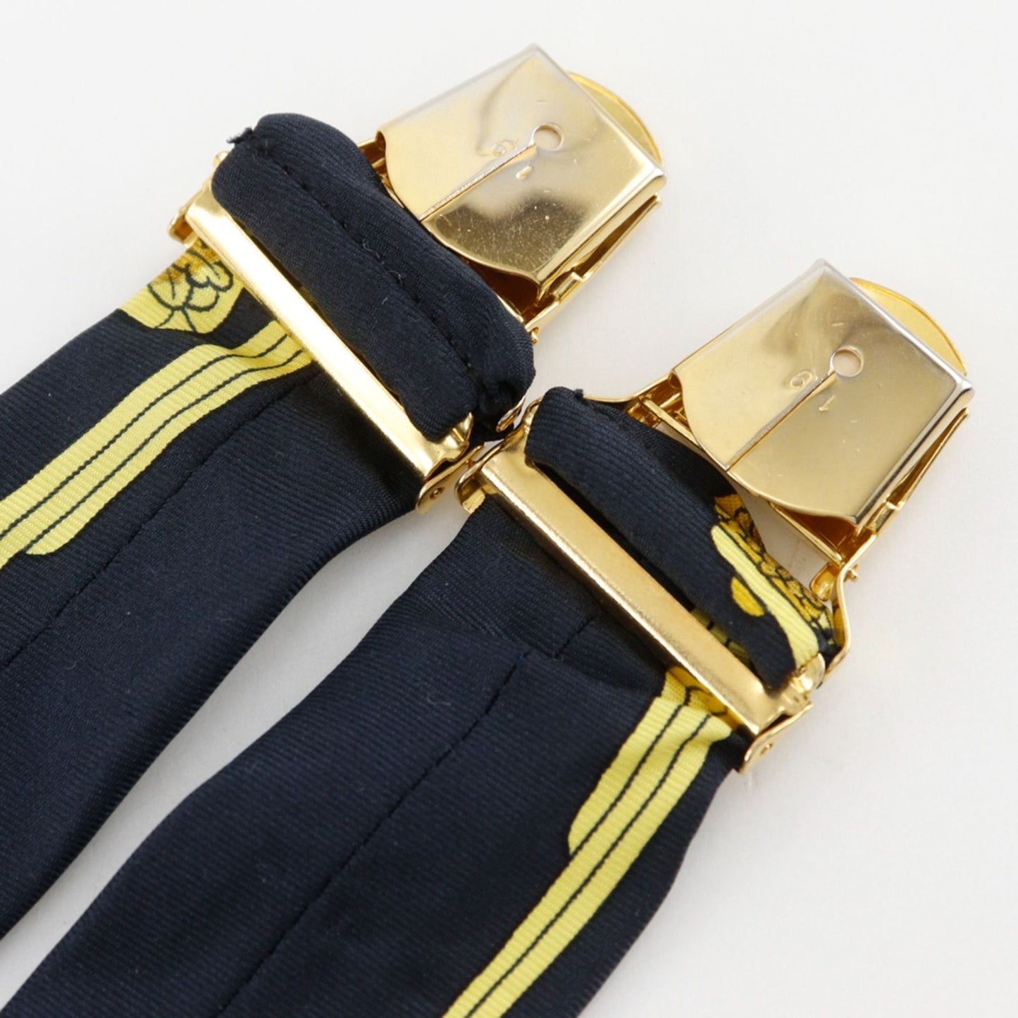 Hermes Silk Black Braces — view 7