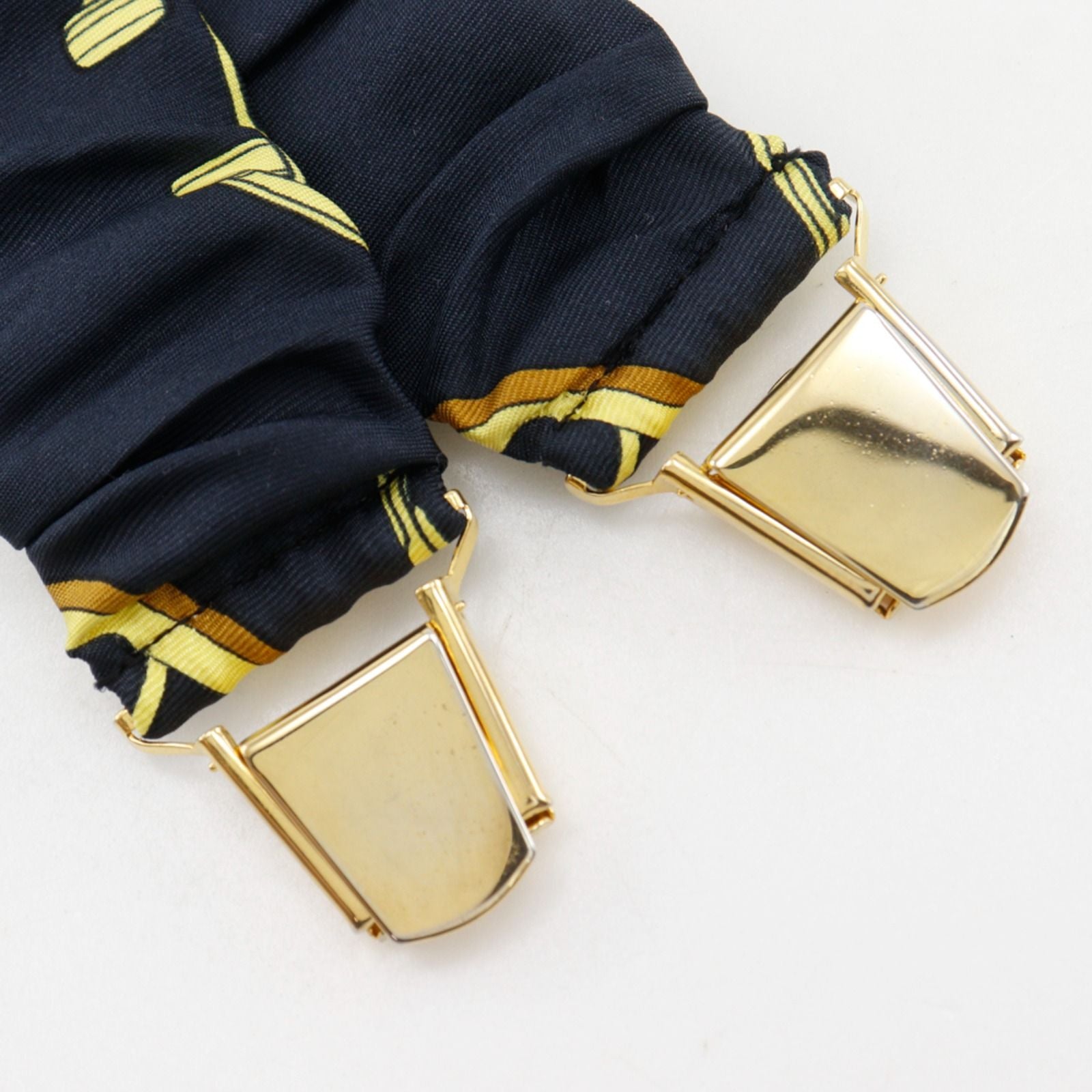 Hermes Silk Black Braces — view 3