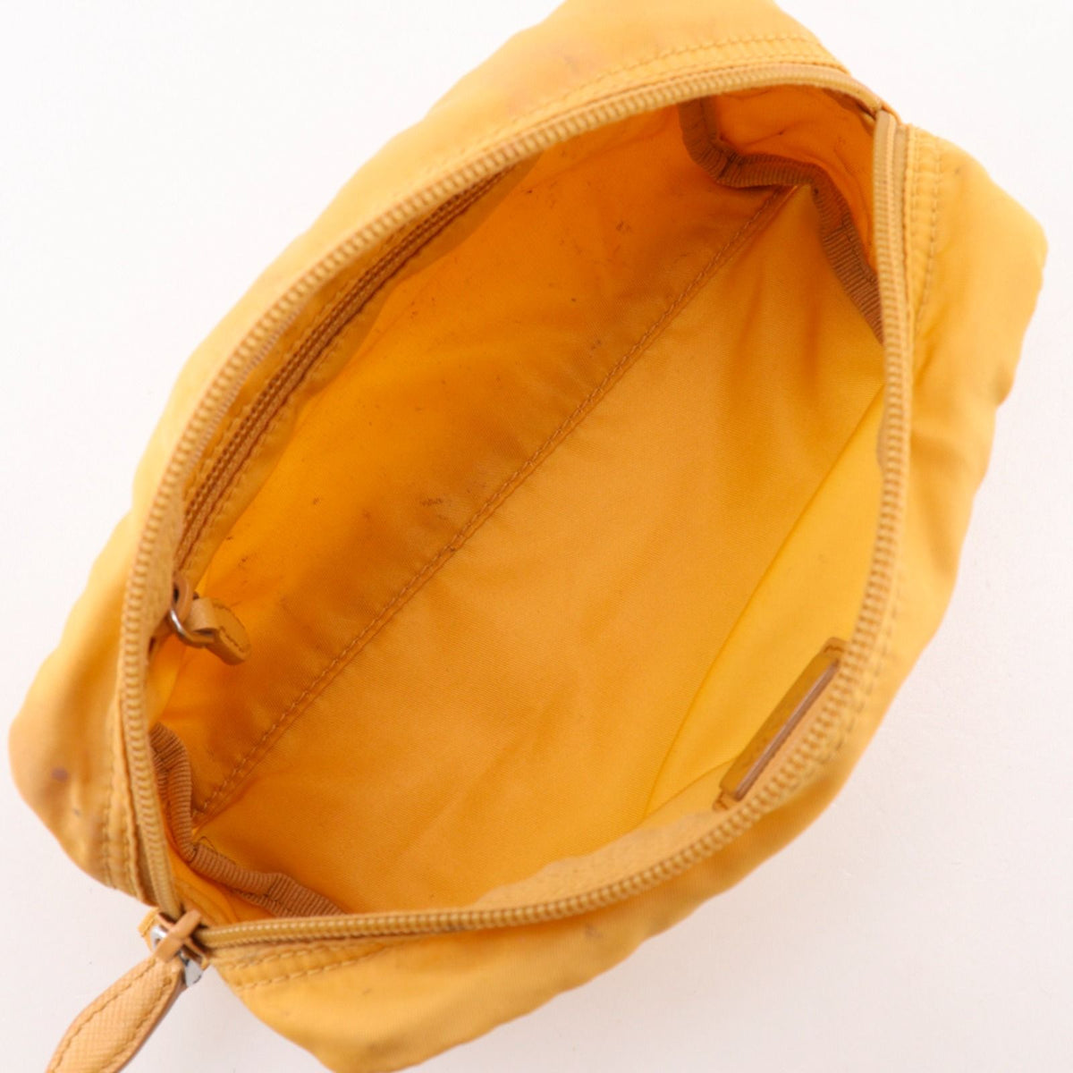 Prada Nylon Yellow Pouch — view 5