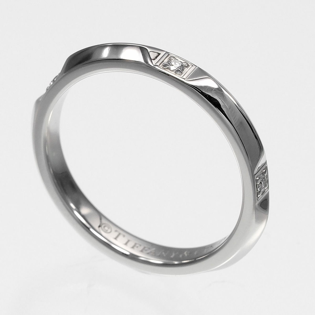 Tiffany & Co True Platinum Diamond Ring — view 3