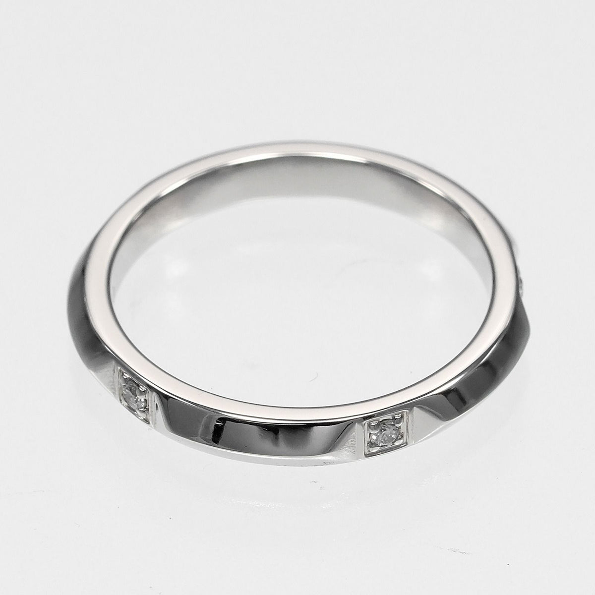 Tiffany & Co True Platinum Diamond Ring — view 6