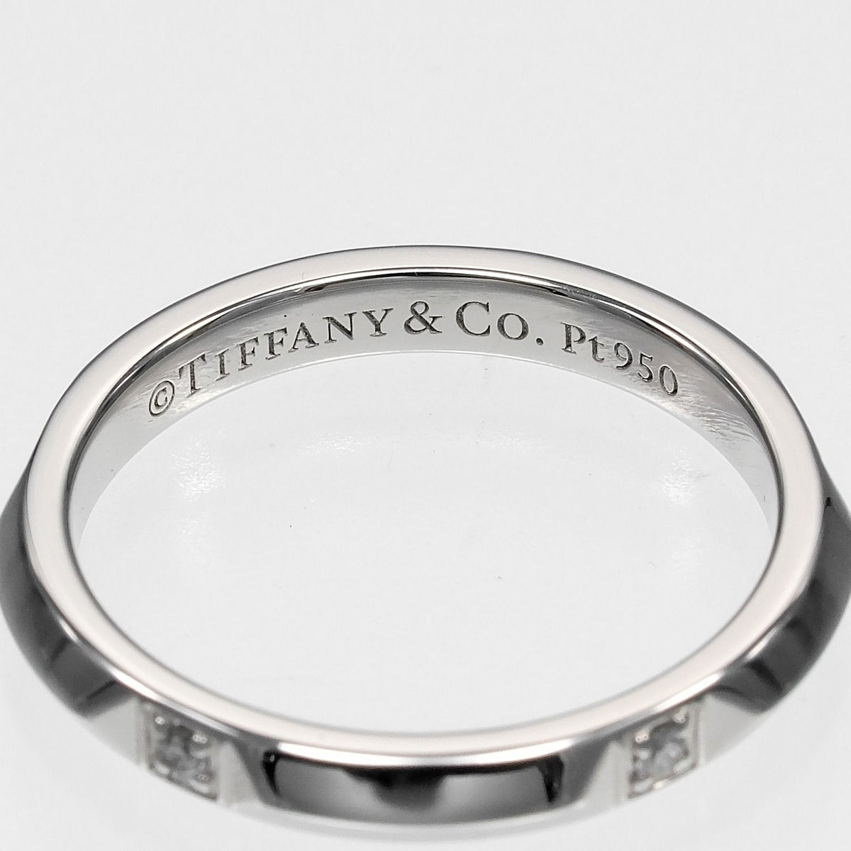 Tiffany & Co True Platinum Diamond Ring — view 4