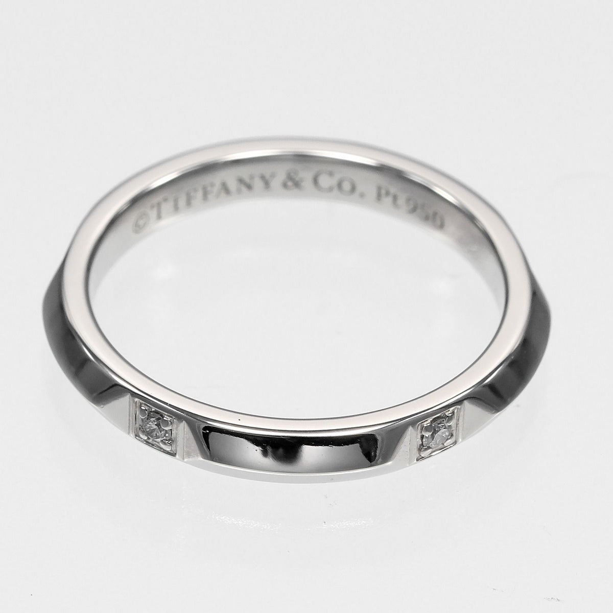 Tiffany & Co True Platinum Diamond Ring — view 5