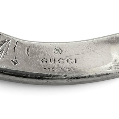 Gucci Double Key Motif Bag Charm Key Holder Silver — view 5