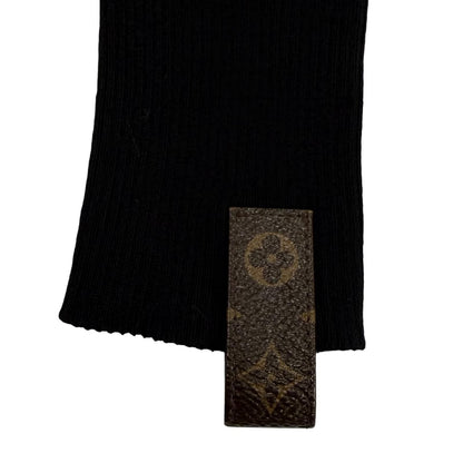 Louis Vuitton Monogmbskin Parts Turtle Neck Long Sleeve Hoodie Black XS — view 5