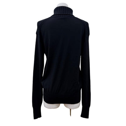 Louis Vuitton Monogmbskin Parts Turtle Neck Long Sleeve Hoodie Black XS — view 4