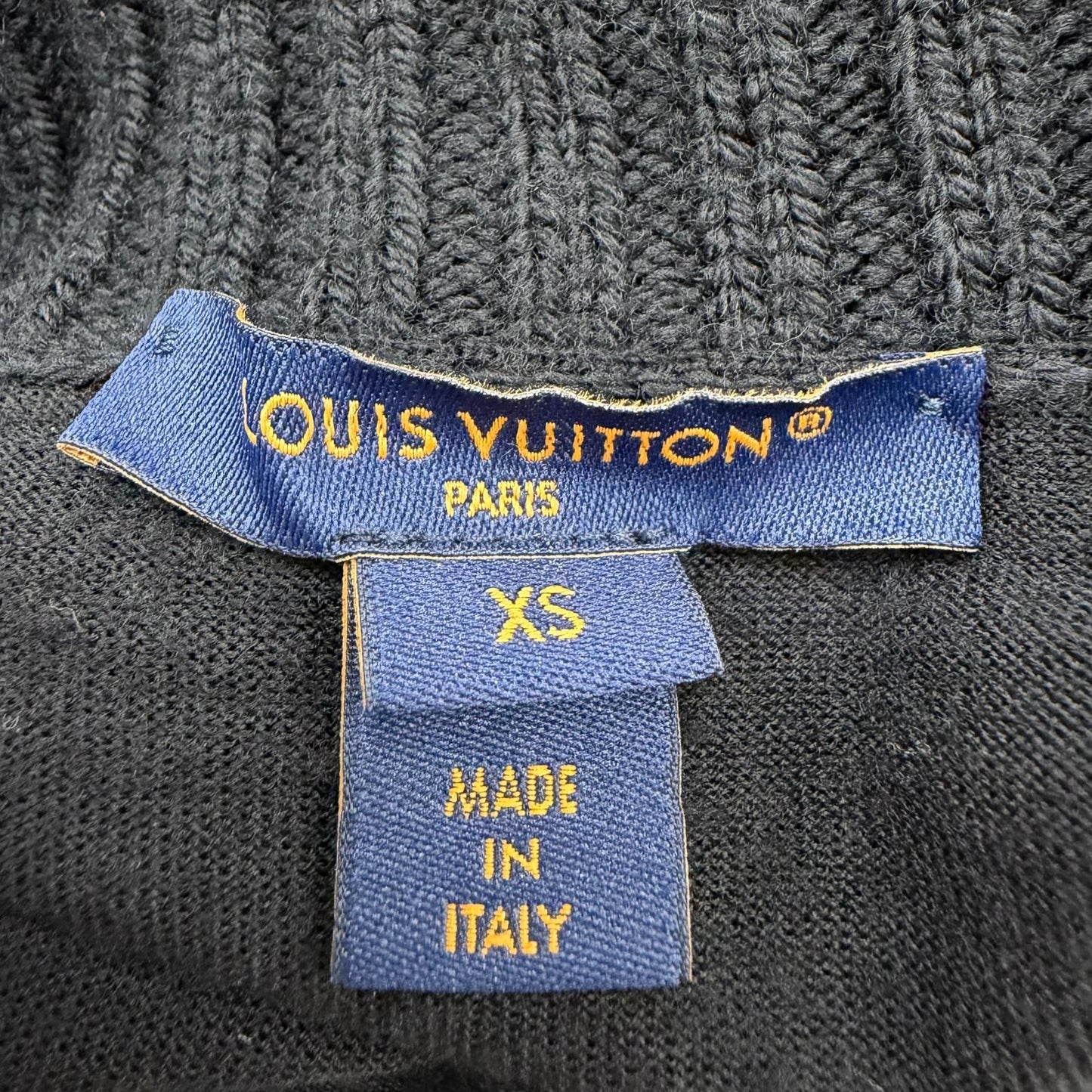 Louis Vuitton Monogmbskin Parts Turtle Neck Long Sleeve Hoodie Black XS — view 6