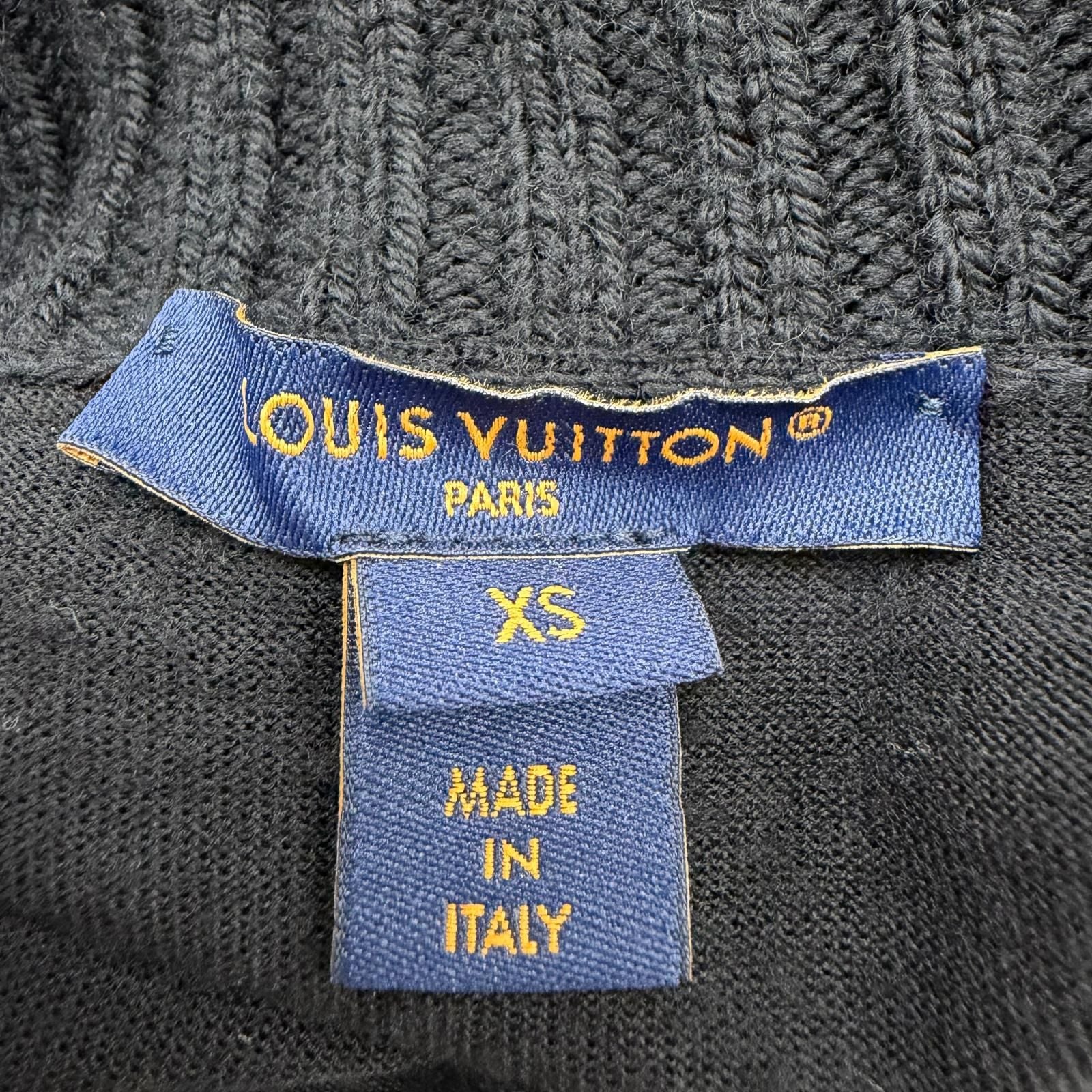 Louis Vuitton Monogmbskin Parts Turtle Neck Long Sleeve Hoodie Black XS — view 6