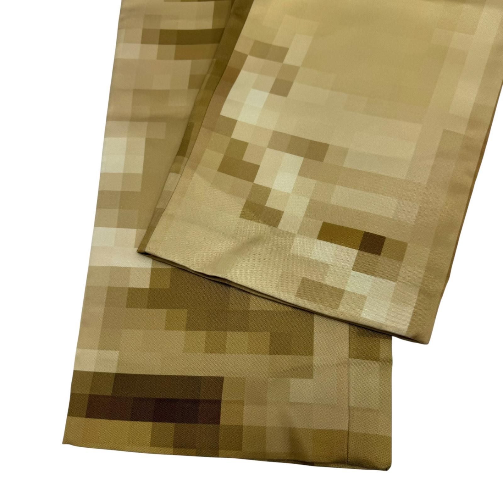 Loewe Silk 100% Trousers Picreasing le Wide Pants Gold 36 Regular — view 6