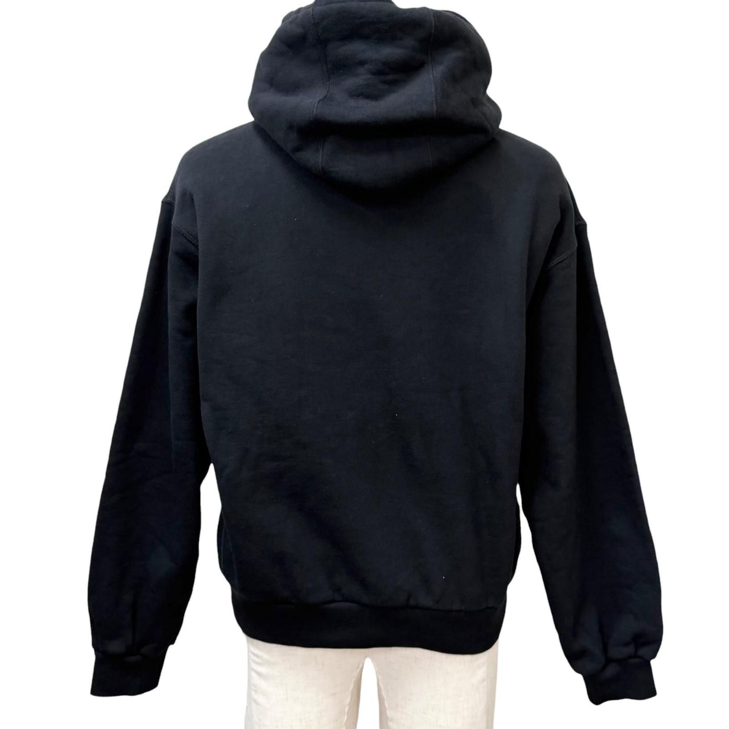 Gucci Interlocking Logo Print Sweatshirt Hoodie Black XS — view 4