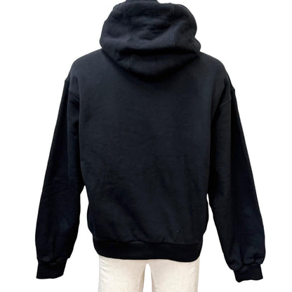Gucci Interlocking Logo Print Sweatshirt Hoodie Black XS — view 4