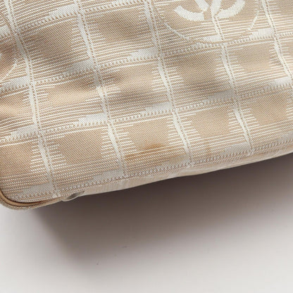 Chanel Tote New Travel Line MM Beige Leather New MM — view 8