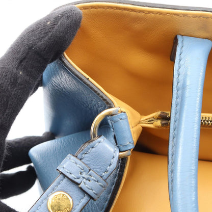 Fendi Handbag Petite 2 Jours Toujour Light Blue Leather — view 6