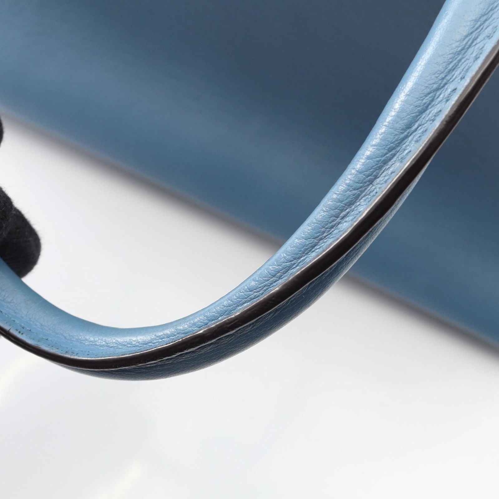 Fendi Handbag Petite 2 Jours Toujour Light Blue Leather — view 7