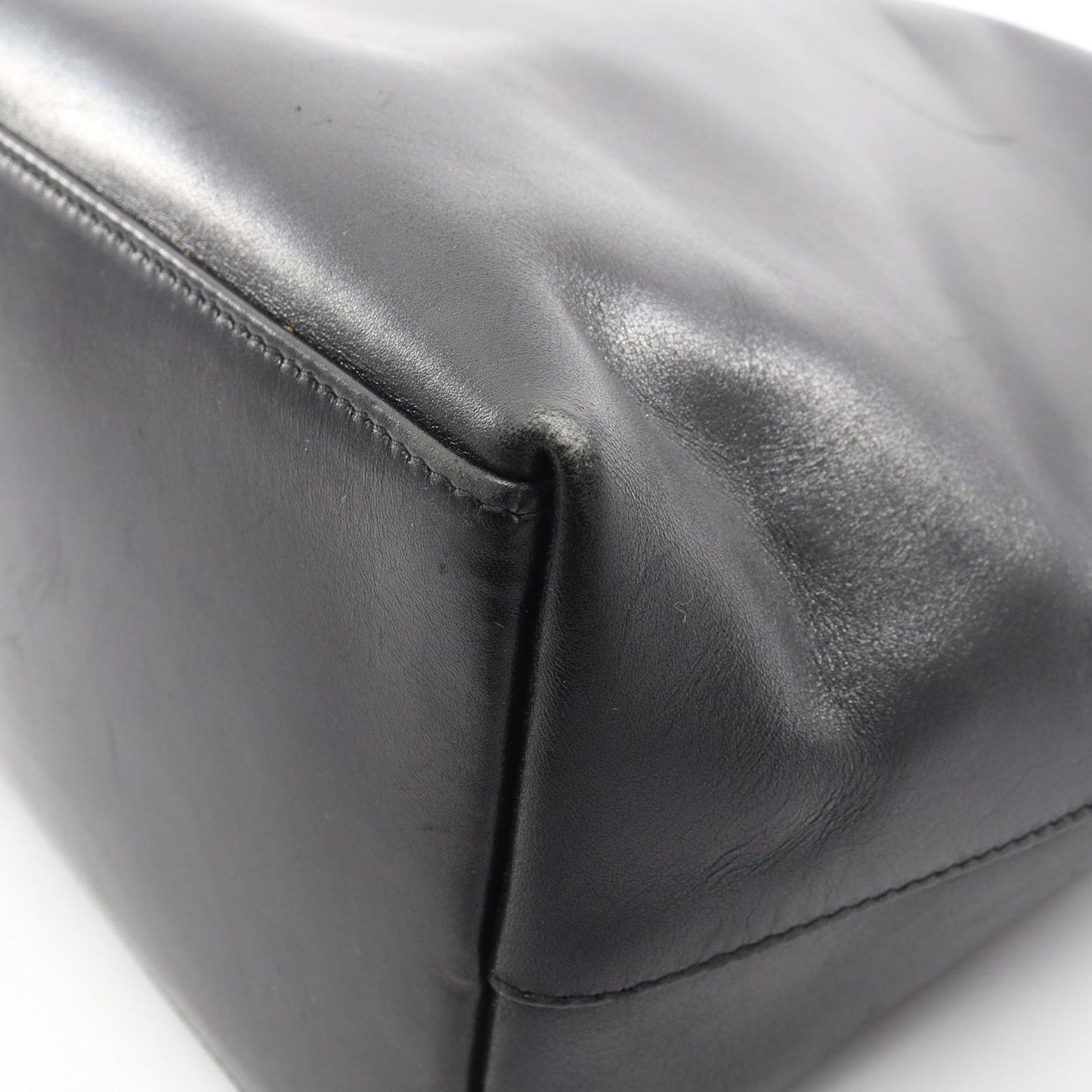 Gucci Shoulder Bag Bamboo 001 Black Leather — view 5
