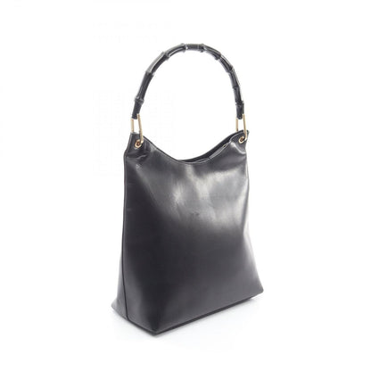 Gucci Shoulder Bag Bamboo 001 Black Leather — view 2