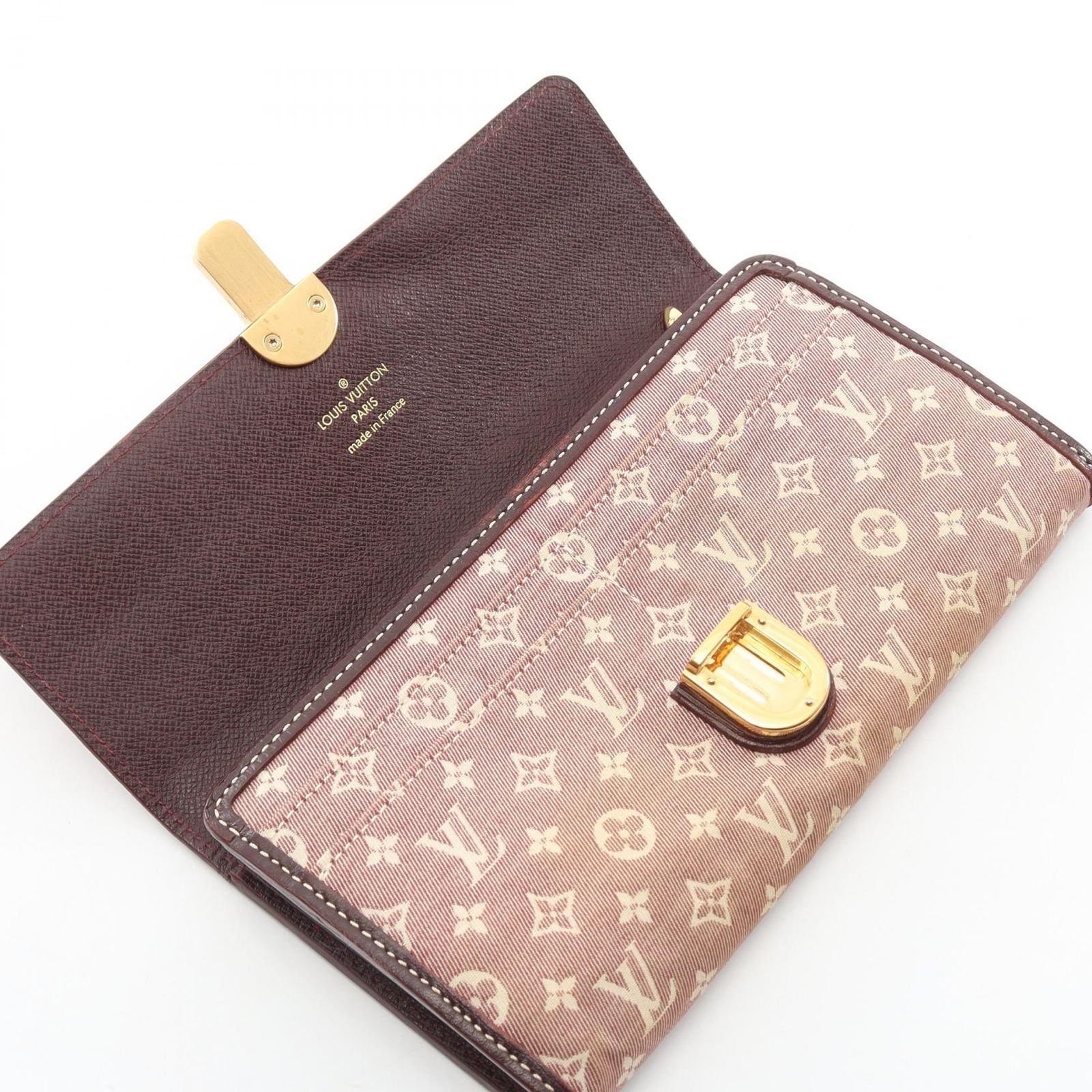Louis Vuitton Bifold Wallet Portefeuille Sarah Monogram Idylle Sepia Canvas — view 6