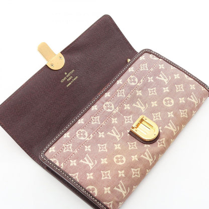 Louis Vuitton Bifold Wallet Portefeuille Sarah Monogram Idylle Sepia Canvas — view 6